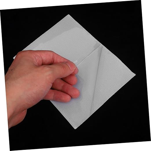 TEHAUX 48pairs Self-Adhesive Hook and Tape Double-Sided Strips for Home Fixing and Strong Adhesion for Curtains Rugs and Wall Mounting