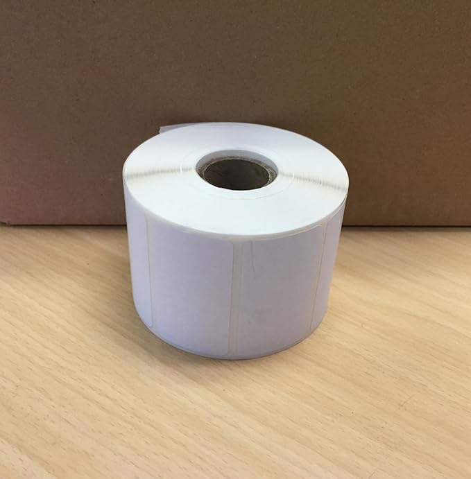 2.25 x 1.25 Thermal Labels Direct. Blank Labels Made for Zebra Eltron LP2844 ZP Compatible. 1 Inch Core. 1,000 Labels Per Roll (1 Roll)