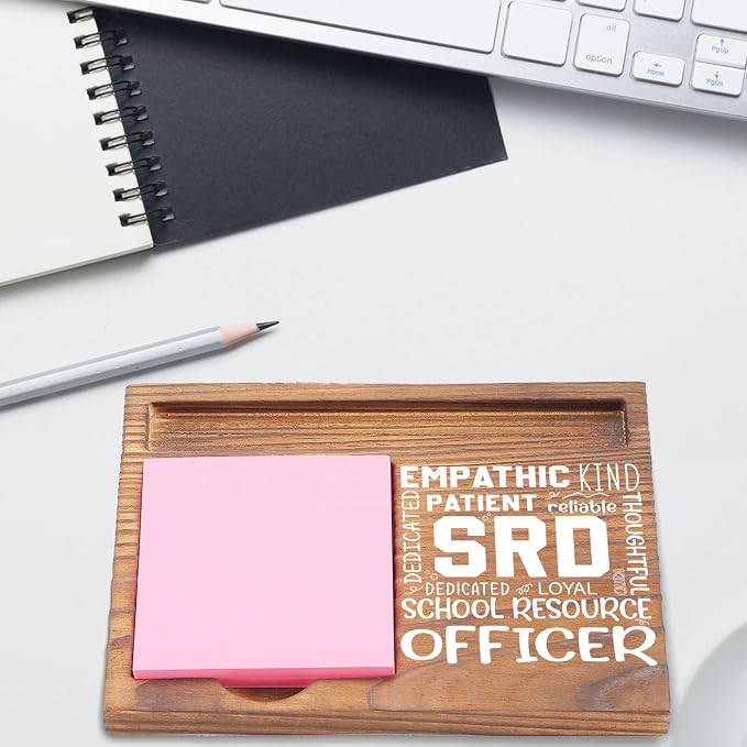 School Resource Officer School Staff Appreciation Gifts Inspirational Quote Thank You Juvenile Protection Security Officer Desk Self Stick Note Pad Holders EDP215