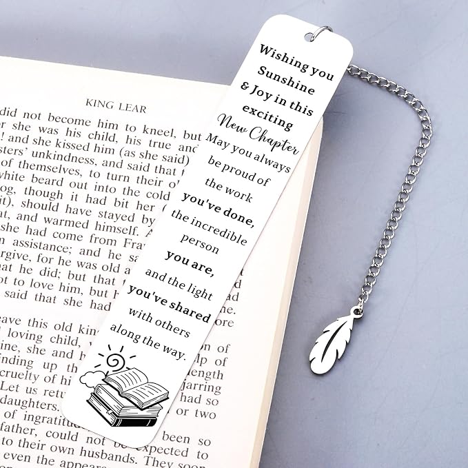 Administrative Professional Day Gifts Bookmark for Women, Retirement Gift for Woman, Farewell Moving Away Gifts for Coworker Friends, Self Care Divorce Breakup Get Well Gift for Women