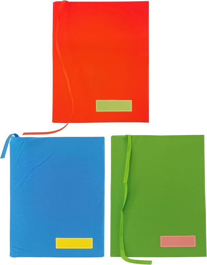 Jumbo Book Covers for Textbooks Hardcover XL — Fabric Text Book Cover Stretchable, Durable Protection for Oversized Volumes