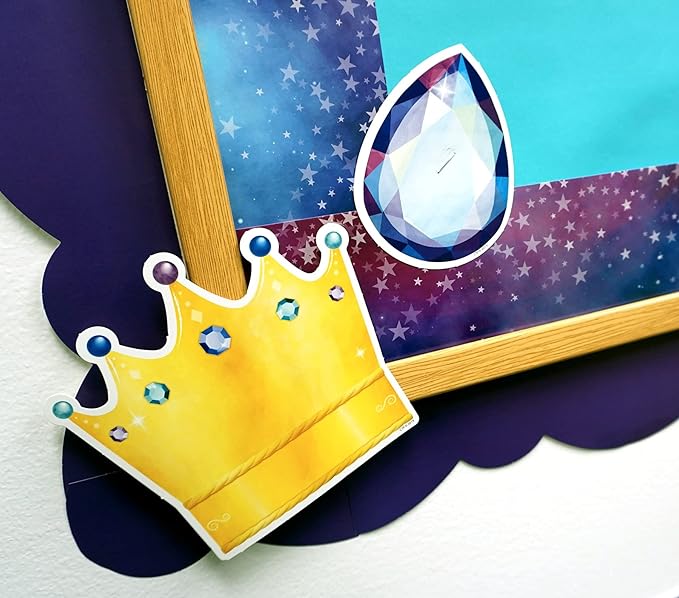 Creative Teaching Press Mystical Magical Crowns and Jewels Cut Outs, 6 in, CTP 8708