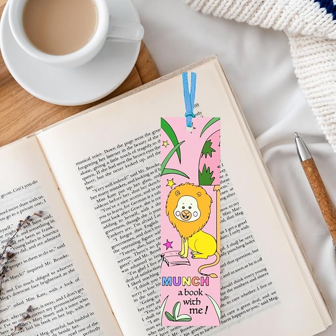 75PCS Color Your Own Bookmarks Jungle Animal Bookmarks DIY Coloring Blank for Kids Bookmark Classroom Art Craft Supplies for Children Teachers Students Birthday Gift Party Reward Goodie Fillers