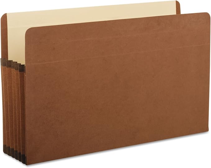 Pendaflex Premium Reinforced Recycled File Pockets 5 Pack (85565)- Legal size with 5 1/4" expansion