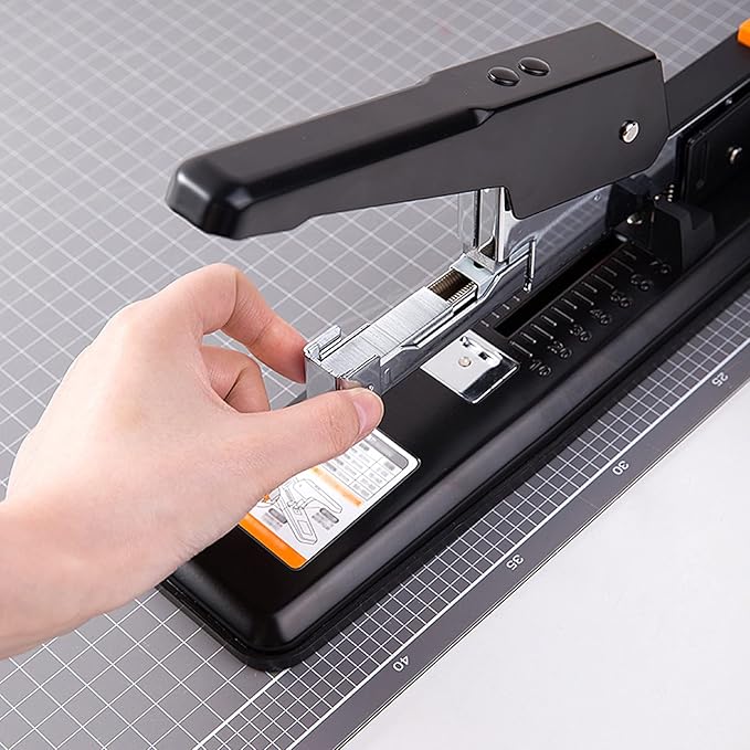 Liudan Stapler Desktop Stapler One Touch Stapler Lift Easy to Load Ergonomic Stapler Contains Staples and Stack Remover Office Stapler