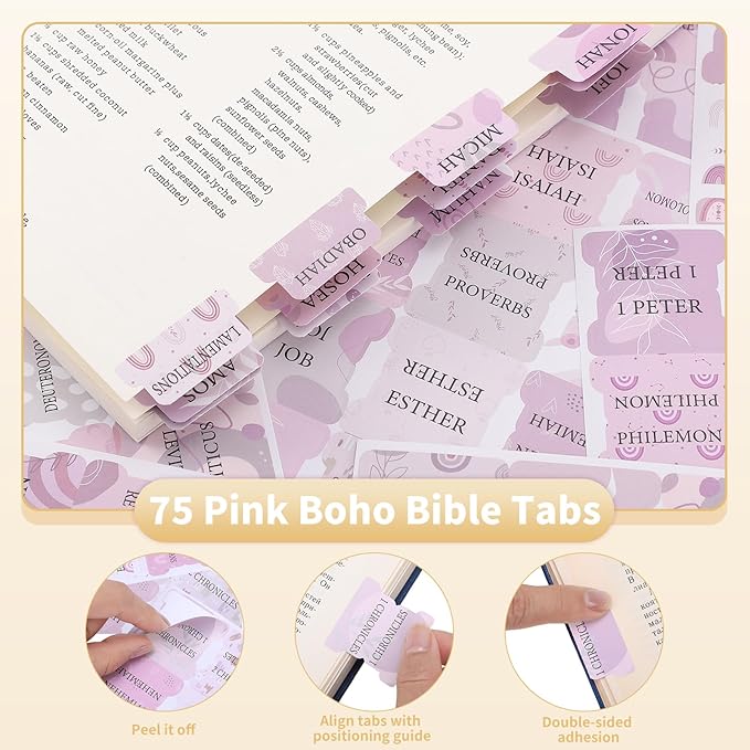 BESARME Bible Cover Case for Women, Large Bible Case Bibles Bag Bibles Study Supplies Christian Gifts for Women Girls (French Floral)