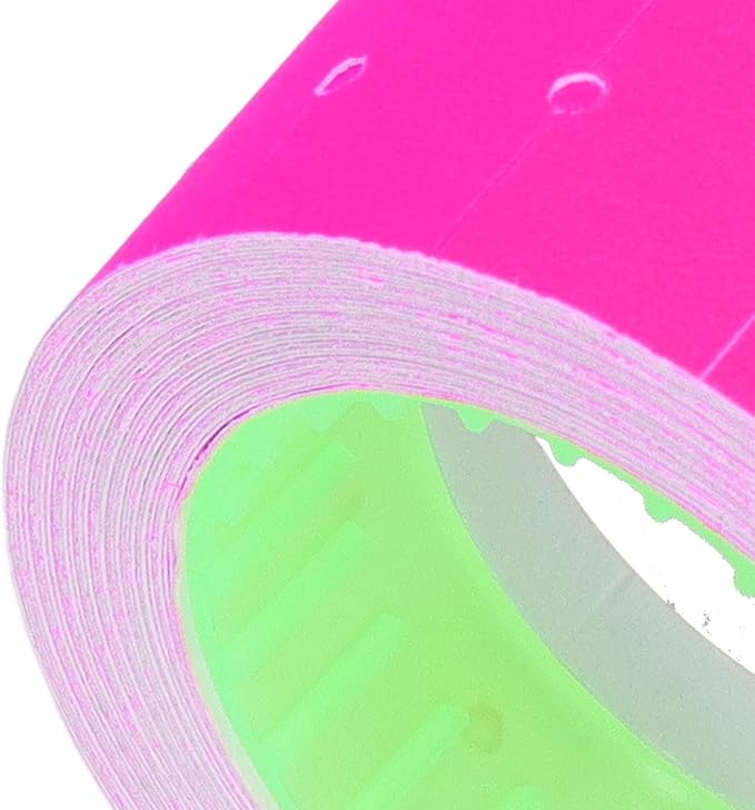 Pricing Labels, 30 Rolls 15000 Price Gun Labels for Mx-5500 M5500 White Price Marker Stickers Label Paper Tag Labels 21x12mm(Rose)