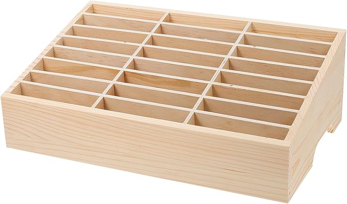 Veemoon Box Classroom Holders Cell Mobile Meeting Phone Office Wooden Multi- Shelf Grids Home Room Supplies Cells Storage Management Teachers Temporary Desktop Holder Organizers