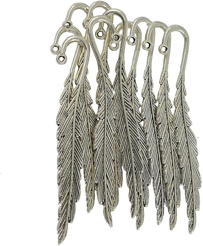 Esquirla 30x Retro Silver Bookmark Metal Charms Pendant for