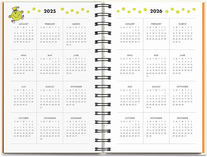 Orange Circle Studio 2026 Planner Mr. Positive Thinking 8.78" x 6.6"