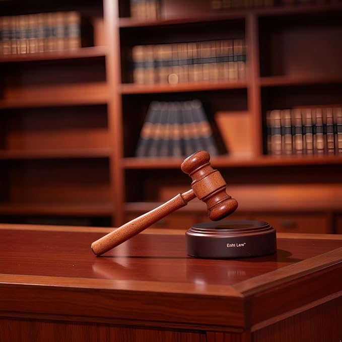 Brown Handmade Wooden Gavel, Auction Gavels, Vintage Judge Gavel, Props and Clothing Accessories,Desk Accessories and Workspace Organizers