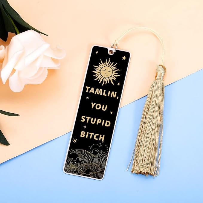Dark Romance Merch - Book Merch for Women Men, A Court of Thorns and Roese Merch, Dark Romance Bookmarks, Tamlin You Stupid Bitch Merchandise for Book Lovers Fans Readers Book Club Gifts