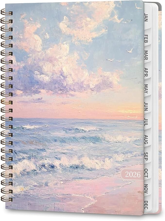 2026 Planner, Weekly and Monthly Calendar Academic Planner, Jan 2026 - Dec 2026, Planning Agenda Book for Desk Accessories and School Supplies - Letter Size(8.5'' x 11'')