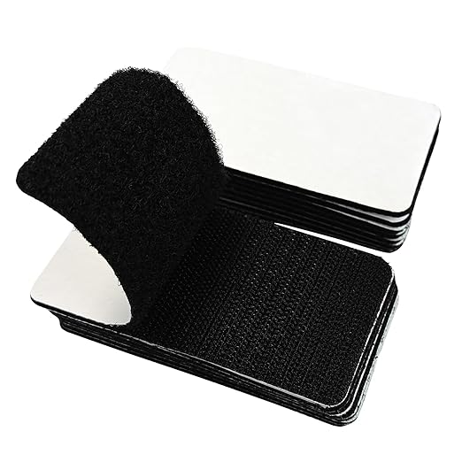 FR Heavy Duty Hook and Loop Strips - High Adhesive, Heat Resistant & Waterproof for Indoor/Outdoor Use: Car, Home, Office, RV, Boat - 2x4 Inch, 15 Sets