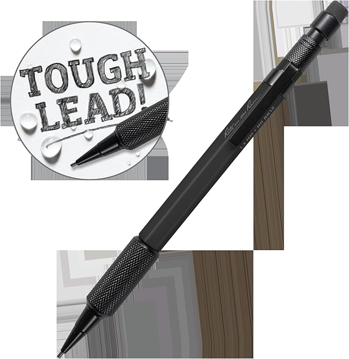 Rite in the Rain Weatherproof Mechanical Pencil, Black Barrel, 1.3mm Black Lead (No. BK13)