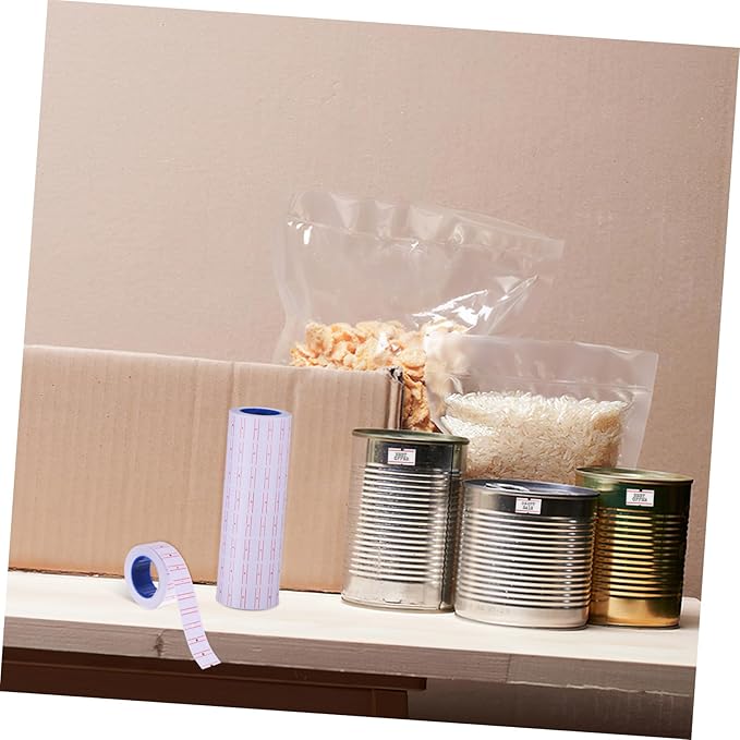 Veemoon 10rolls Self-Adhesive Price Tags Key Labels Tags for Retail Organizing Price Paper Signs Stickers Highly Visible Sticker for Supermarket