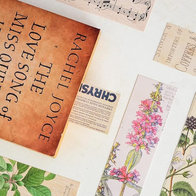 Vintage Style Bookmarks for Women Men, 30PCS (Gentle Whisper)