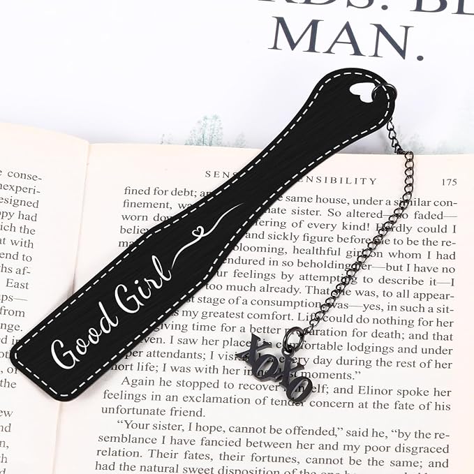 Dark Romance Gifts Smutty Bookmarks for Reading Women Spicy, Smutty Book Lover Gifts for Female Friends, Bookish Items Smutty Gifts for Reader Adults Good Girl Bookmark