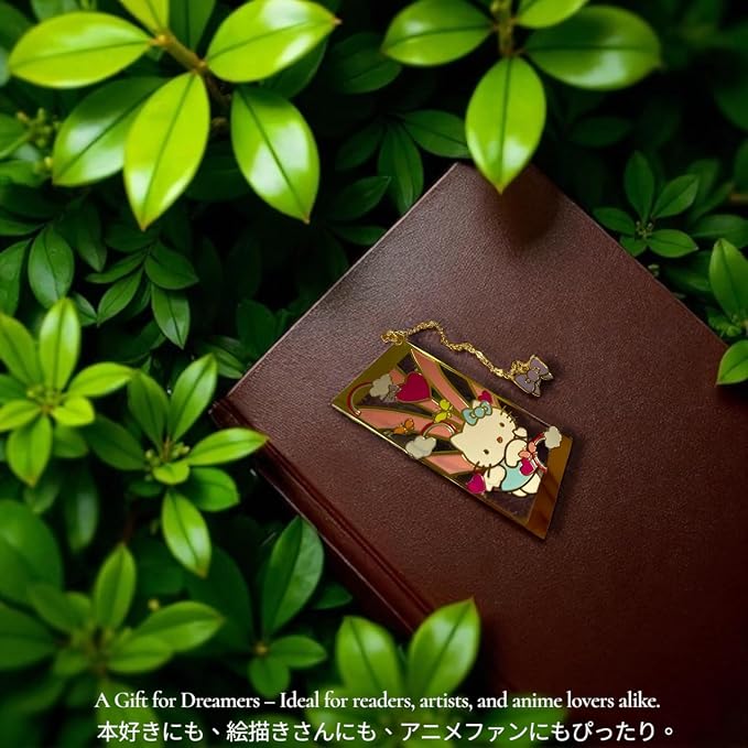 Anime Bookmark Gojo Satoru Metal Bookmark with Chain Japanese Style Manga Accessories Otaku Collectible Reading Gift Anime Gifts Gojo Gifts Book Lover Present Japanese Anime Merch (KIT)