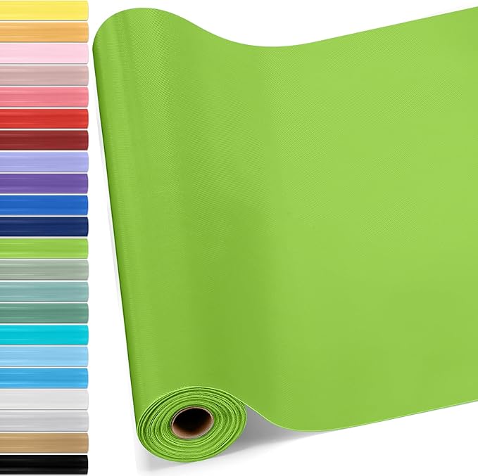 Hahafelt 16 in x 40 Ft Fabric Bulletin Board Roll Classroom Non Woven Fabric Background Decorations Waterproof Wrinkle Resistant Bulletin Board for Back to School Wall Decor(Fruit Green,Pure)