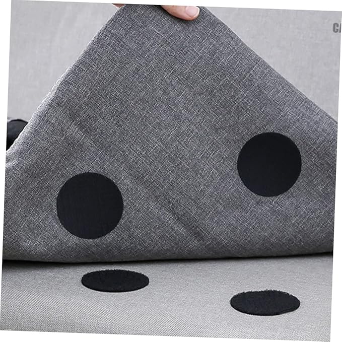 Ciieeo 5-Piece Non-Slip Furniture Fixing Stickers Removable Carpet Tape for Home Use Heavy-Duty Adhesive Rug Holder for Sofas and Cushions Prevent Sliding and Protect Floors