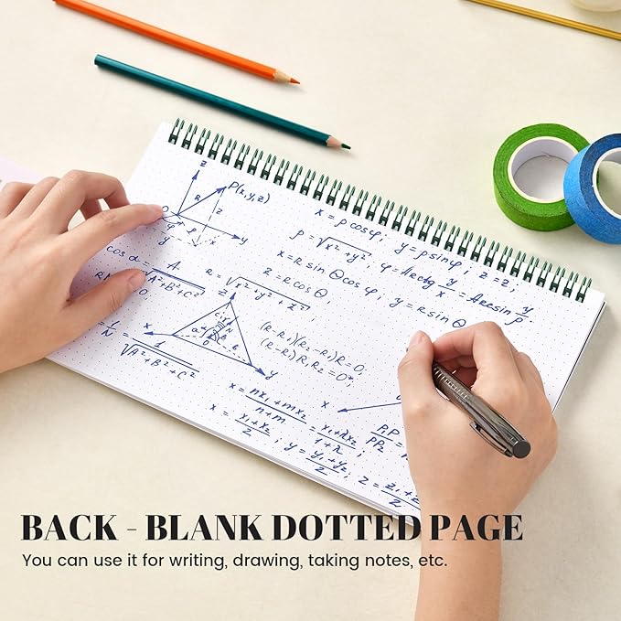 Weekly Planner 2026 – 11.2" x 6.3", Dark Green Spiral Bound, Thick Paper for Smooth Writing, Portable Size for Students, Teachers & Office Workers, 55 Weeks