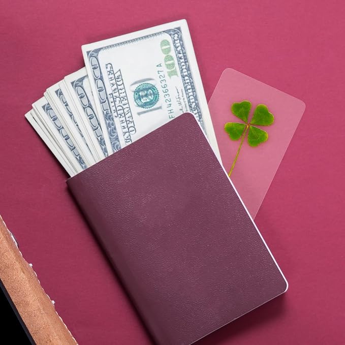 Real Four Leaf Clover Bookmark, Elegant 4 Leaf Clover Charm, Perfect Gift for Book Lovers, Preserved Four Leaf Clover in Laminated Bookmark Made in Korea