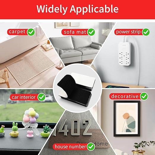 FR Heavy Duty Hook and Loop Strips - High Adhesive, Heat Resistant & Waterproof for Indoor/Outdoor Use: Car, Home, Office, RV, Boat - 2x4 Inch, 15 Sets