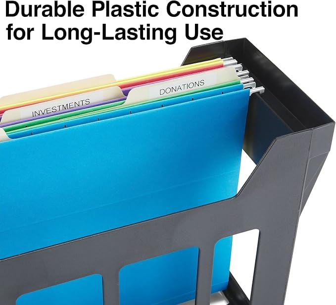 Staples File Caddy with File Folders
