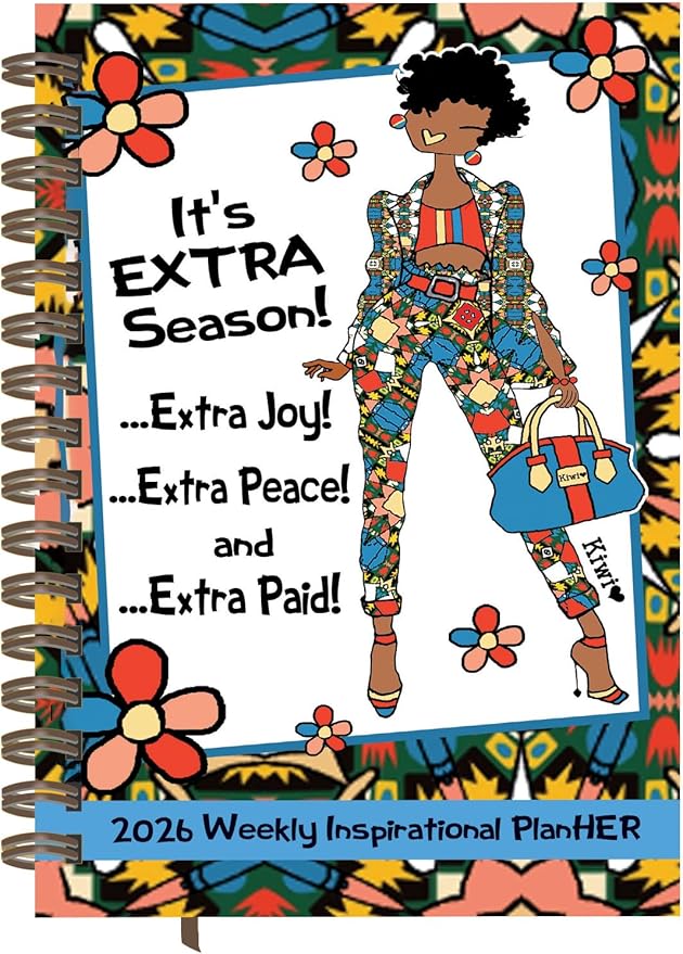 Shades of Color It's Extra Season! 2026 Weekly Inspirational Planner