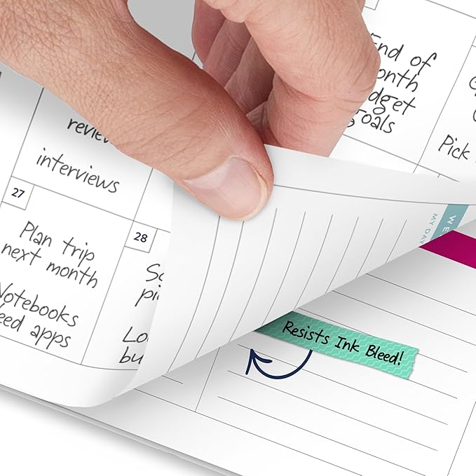 AT-A-GLANCE 2027 Planner, Simplified by Emily Ley, Weekly & Monthly, 5.5" x 8.5", Camp Gingham (EL58-201-27)