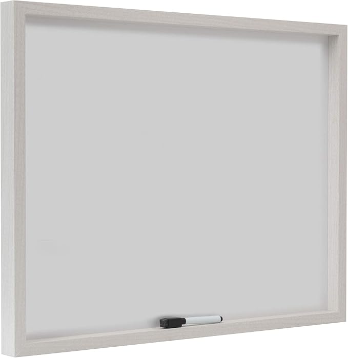 Mikasa White Board with Dry Erase Pen, 24x19-Inch, White