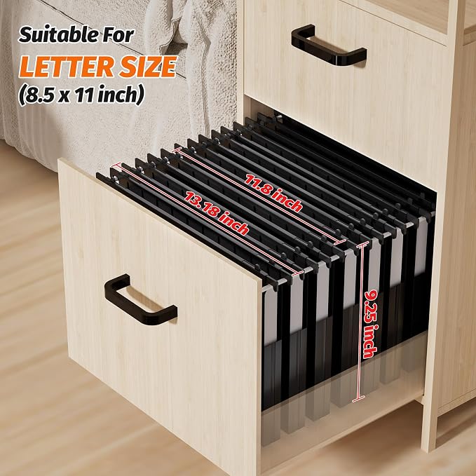 SHUTEX Extra Capacity Plastic Hanging File Folders,12 Pack Reinforced Hang Folder,Heavy Duty 1 Inch Expansion,Filing Cabinet Folders Letter Size for Bulk Files/Medical Charts (Sides Sealed, Black)