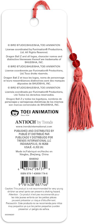 Dragon Ball Z Premier Bookmark Stationery