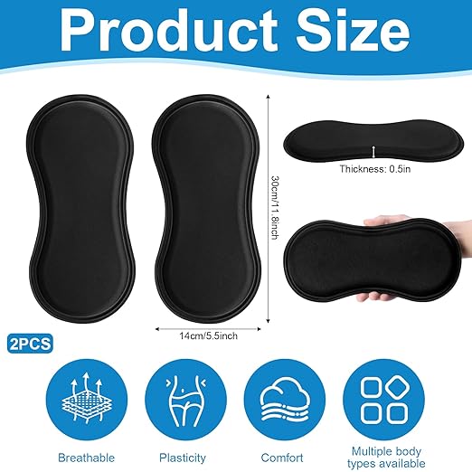 Abdominal Side Compression Boards, 2Pcs 11.81x5.51x0.47in Sponge Material Foam Lateral Protectors for Post Surgery Recovery Waist Filling Skin Anti-Sagging