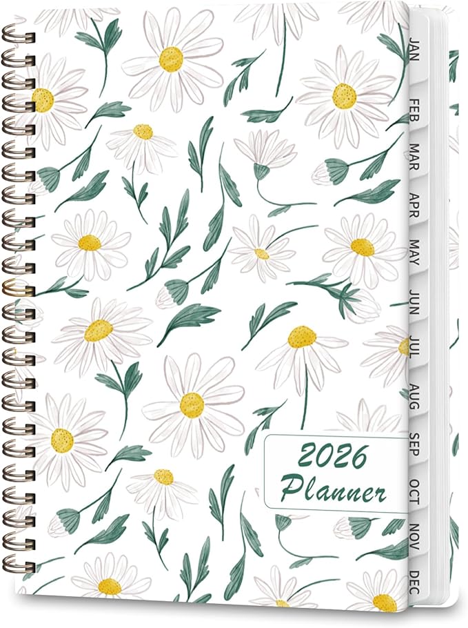 2026 Planner, Weekly and Monthly Calendar Academic Planner, Jan 2026 - Dec 2026, Planning Agenda Book for Desk Accessories and School Supplies - A5 (6.3'' x 8.5'')