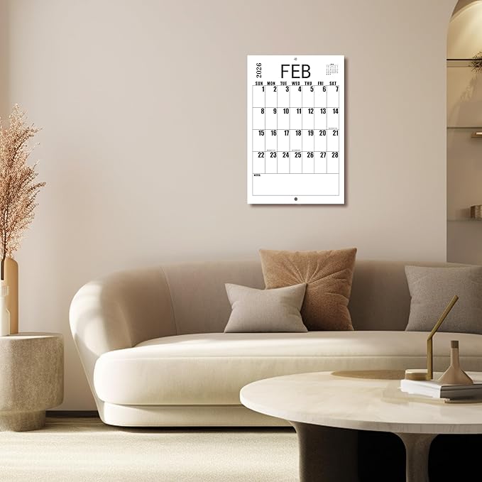 Large Wall Calendar 2026-2027, Big Grid Jumbo Calendar 23 x 15 Inches Runs From Jan 2026 to Jul 2027, Large Print Wall Calendar Perfect for Planning, Organizing, and Scheduling Your Life