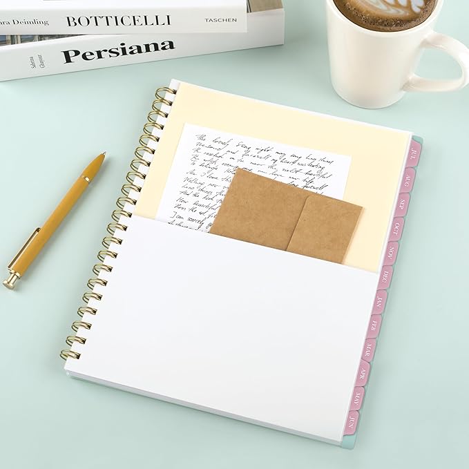 Mead Planner 2026-2027 Weekly & Monthly Academic 15-Month April-June, 8-1/2" x 11", Aster (1803-905A)