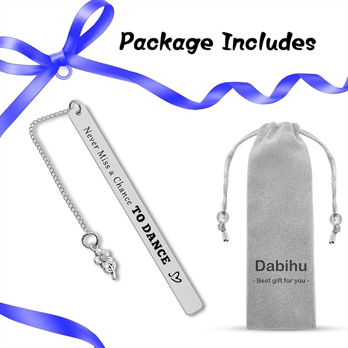 Dancer Gifts Dancer Bookmarks Dance Team Gifts Dance Inspirational Gifts Encouragement Gift for Dance Lovers Daughter Friends Sister Ballet Tap Jazz Modern Lyrical Hip Hop Contemporary Dancer Gifts