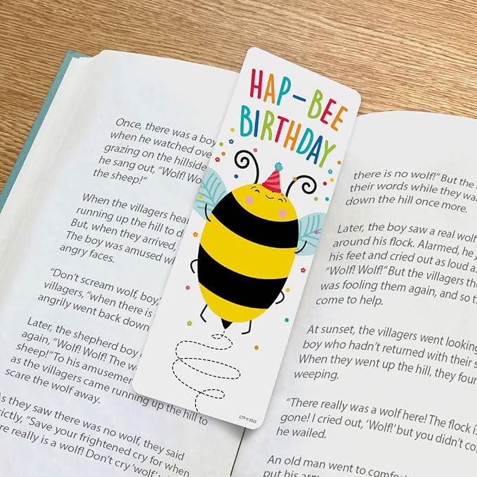CTP HAP-BEE Birthday Bookmark, 30 Count (Creative Teaching Press 10667)