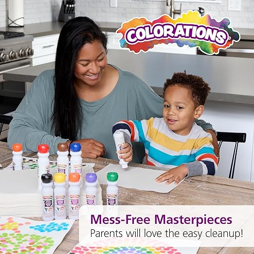 8 Dot Markers, Dab Markers, Dot Markers, Dabber, Washable, Non Toxic, Art, Craft, Art Supplies, Coloring, Drawing, Preschool, Kids, Toddlers, Bingo Daubers, Dotters, Prime Color Markers for Kids, Home