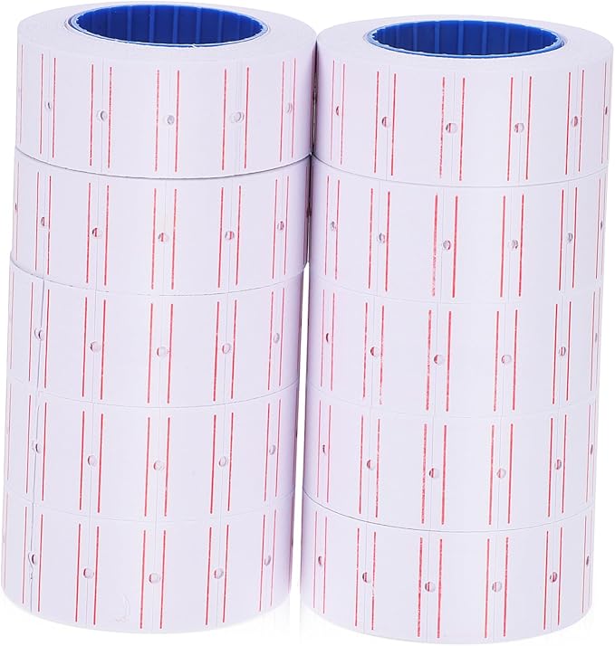 10rolls Paper Price Tag Labels Role Sticker Price Tags for Jewelry Retail Business