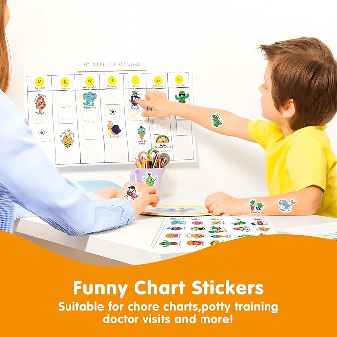 900PCS Classroom Must Haves Reward Stickers– Premium Teacher Supplies with Bulk Kids Stickers - Fun, Motivational, and Rewarding Office Products to Motivate Students and Enhance Interaction