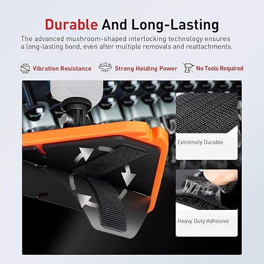 Dual Lock SJ3560 Made of 3M Heavy Duty Reclosable Fastener 2" x 7.5Ft Industrial Strength Mounting Strips Self Mating Interlocking Hook with Strong Adhesive for Indoor Outdoor Home Office Deco