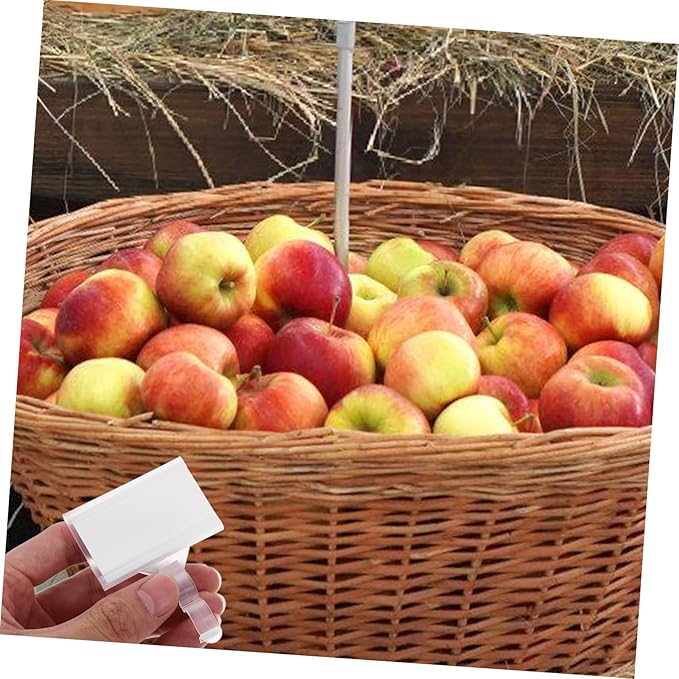 ULTECHNOVO 20pcs Plastic Hanging Shelf Label Holders Price Tag Protectors for Retail and Supermarket Use Easy Attachment for Product Information