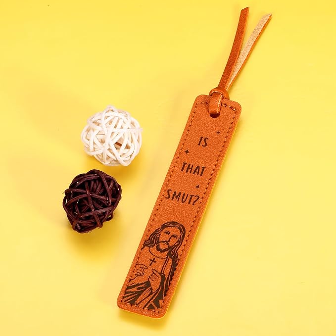 Funny Leather Bookmark for Women Men Christian Book Marker Gifts for Women Book Lovers Best Friend BFF Sister Reader Leather Gifts for Him Her Birthday Gift for Adults Teen Boys Girl