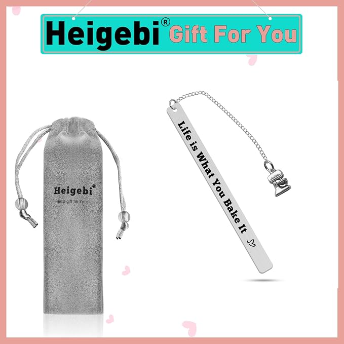 Baker Gift Bookmark for Baking Lover, Culinary Student, Pastry Chef - Bake Gifts for Women, Culinary School Graduation