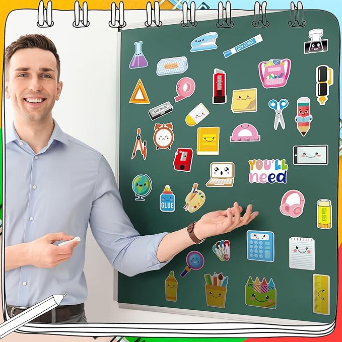 36 Pcs You'll Need Management Magnets Back to School Supplies Classroom Must Haves Teacher Educational Colored Magnets Classroom Management Tools for Elementary Teacher Whiteboard Supplies