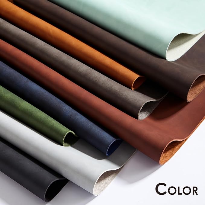 Distressed Leather Desk Mat - Non-Slip PU Desk Pad for Office and Home - Desk Organization and Accessories - Ideal for Large Mouse Pad and Desk Mats on Top of Desks(Tan,31.5"x 15.7")