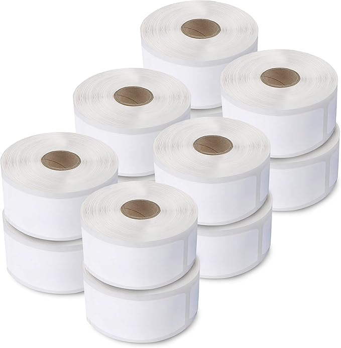 enKo (12 Rolls, 6000 Labels) Address & Shipping Labels 30330 (3/4" x 2") Compatible for Dymo LabelWriter